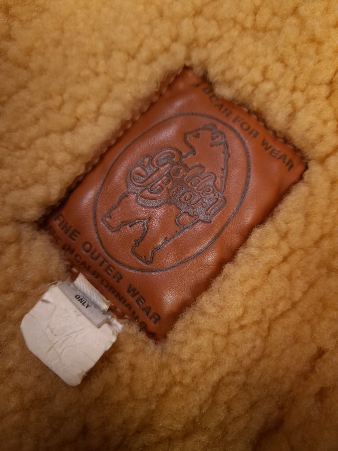 오리지날 WW2 대전형 골든베어 B-3 폭격기 무스탕 상품이미지4