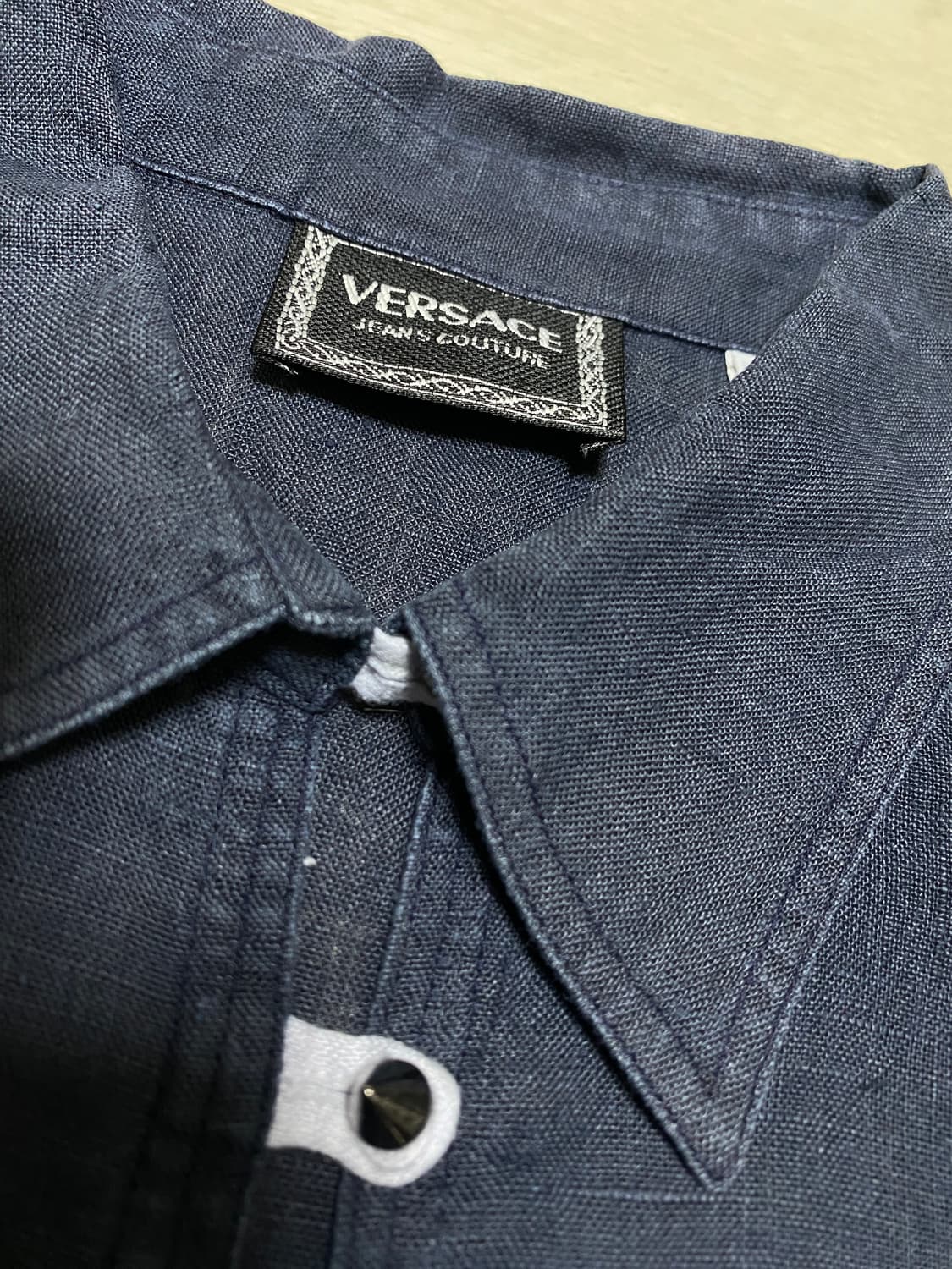 베르사체 진스 꾸뛰르 징 버튼 자켓 상품이미지3