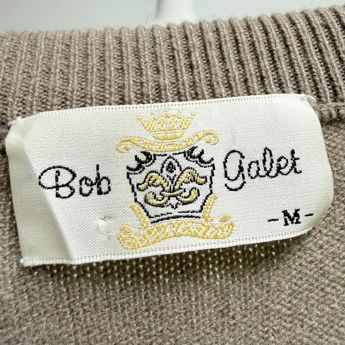 [캐시미어 100%] 코코아브라운 라운드 니트 M 상품이미지4