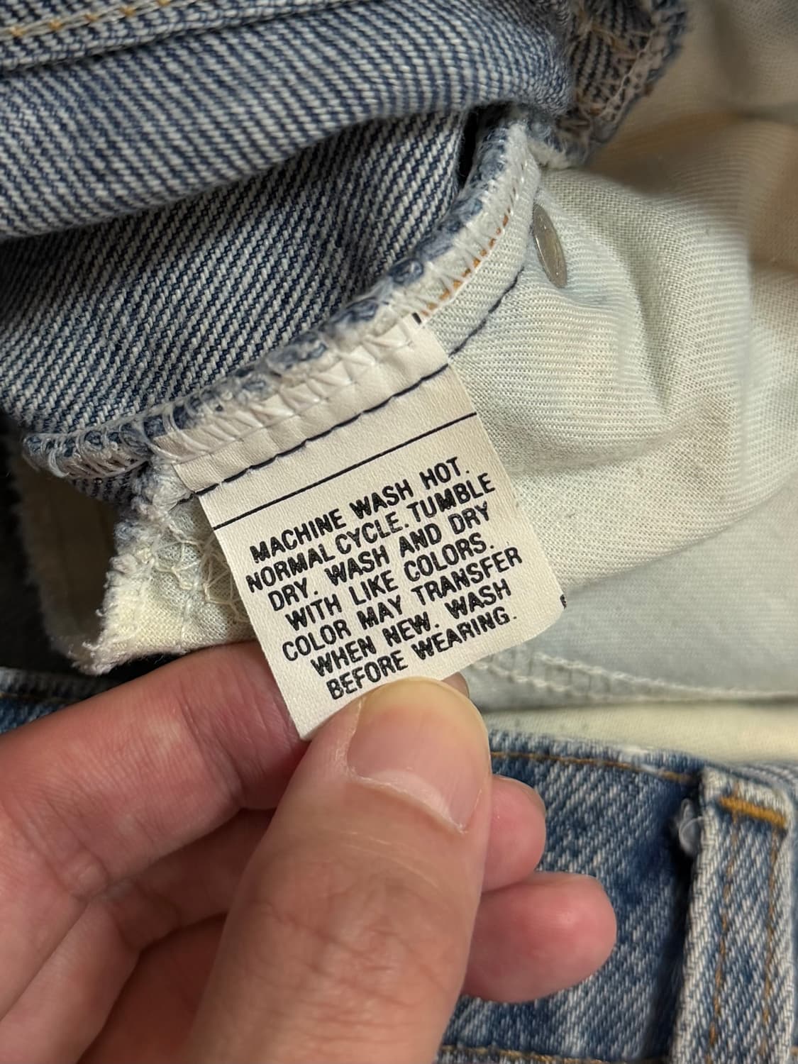 80's USA Made 빈티지 리바이스 517 오렌지탭 부츠컷 상품이미지9