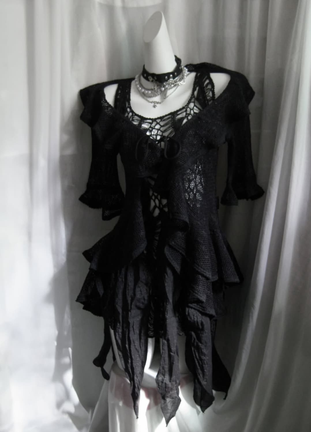 Ozzonste ozzon 오즈온 드레스+가디건 세트 상품이미지1