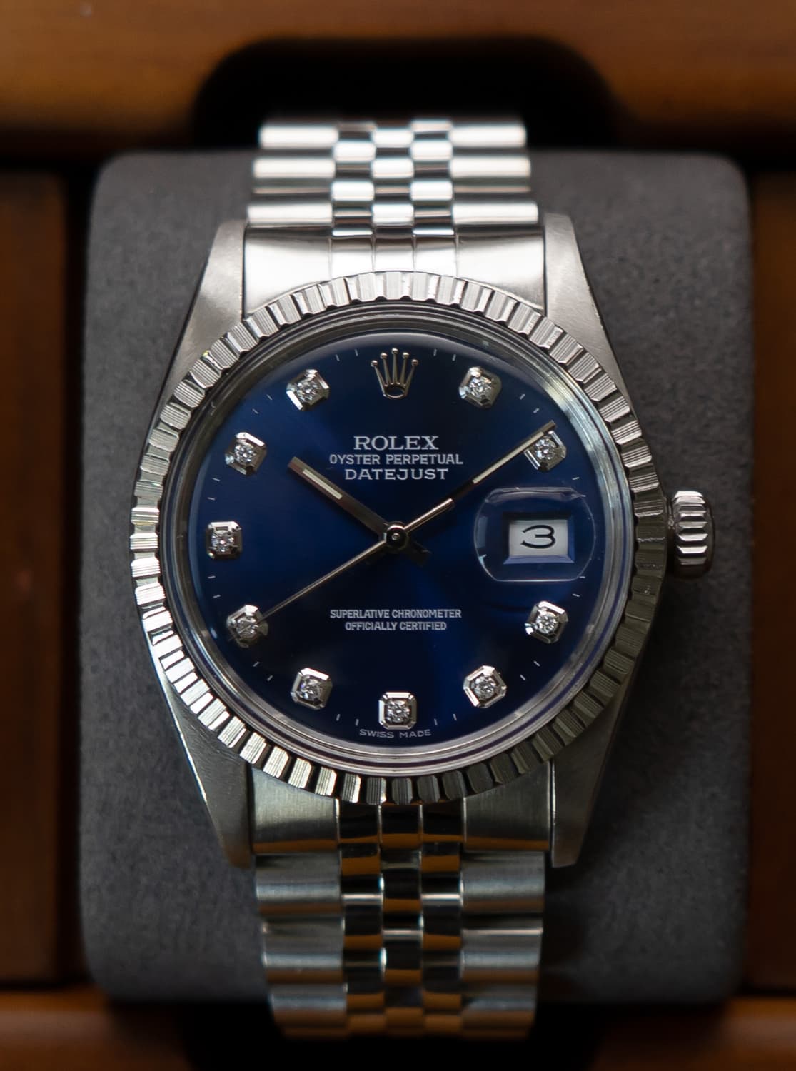 롤렉스 데이저스트 엔진턴베젤 16030 청판 텐포인트 다이아 빈티지 시계 상품이미지1