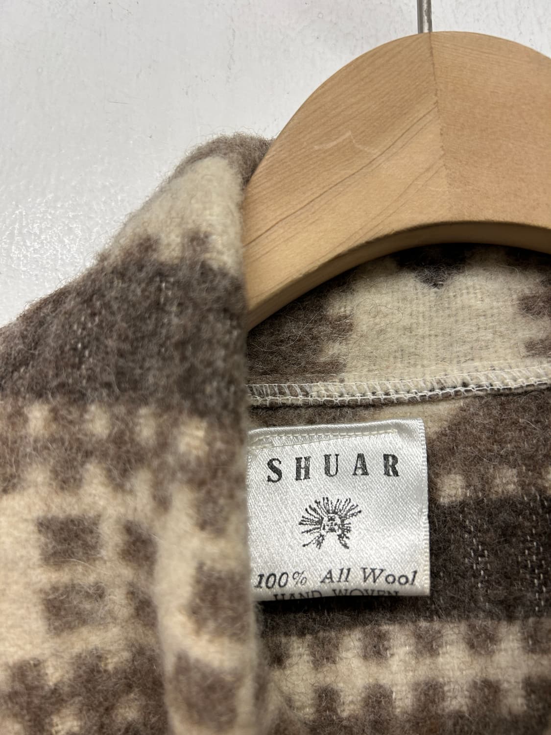 SHUAR 핸드우븐 에콰도르 에스닉 울 자켓 상품이미지5