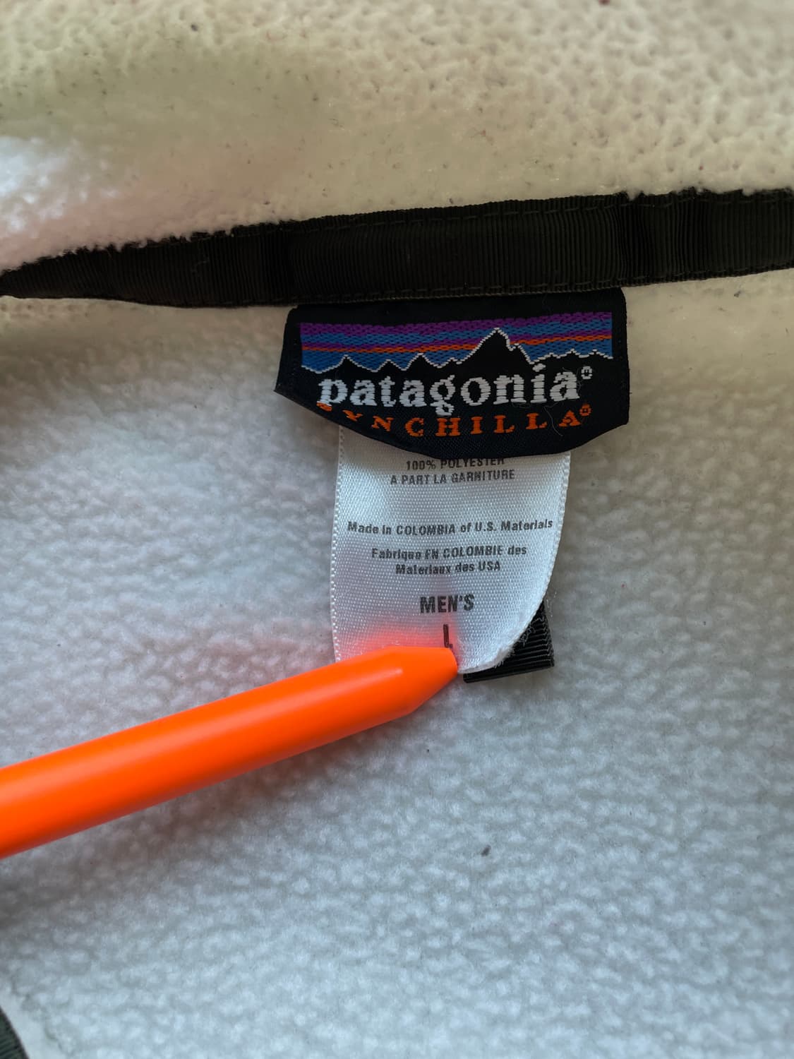 파타고니아 신칠라 아이보리 카키 오트밀 상품이미지3