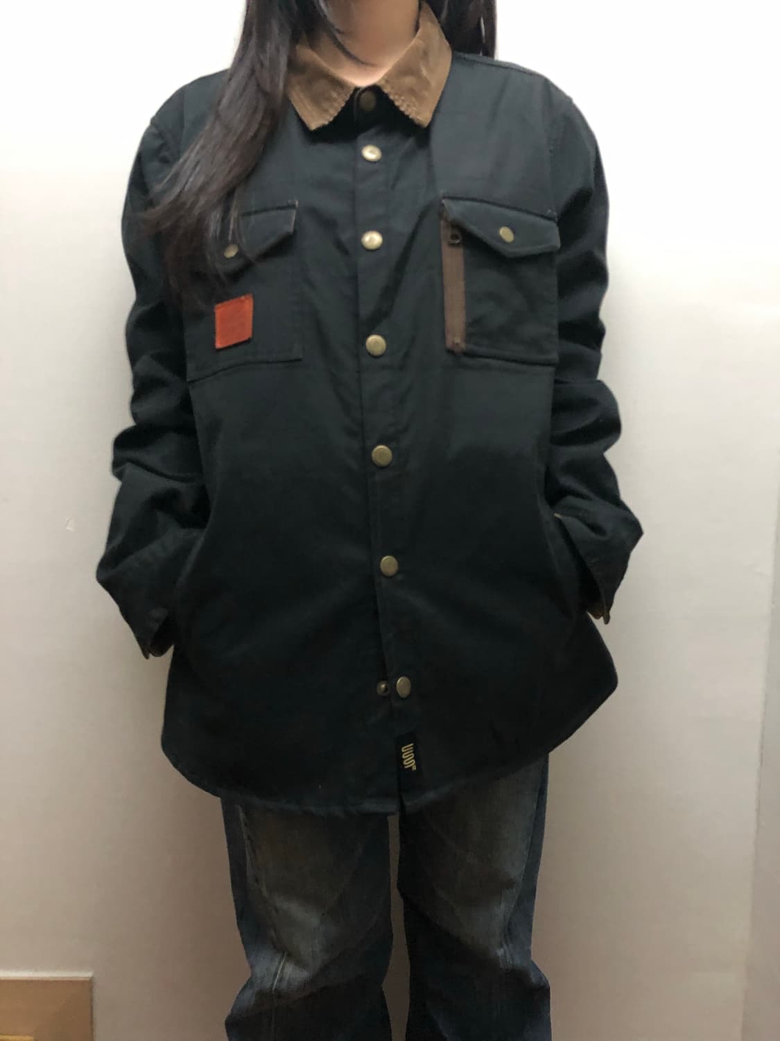 빈티지 블랙 포켓 자켓 상품이미지1