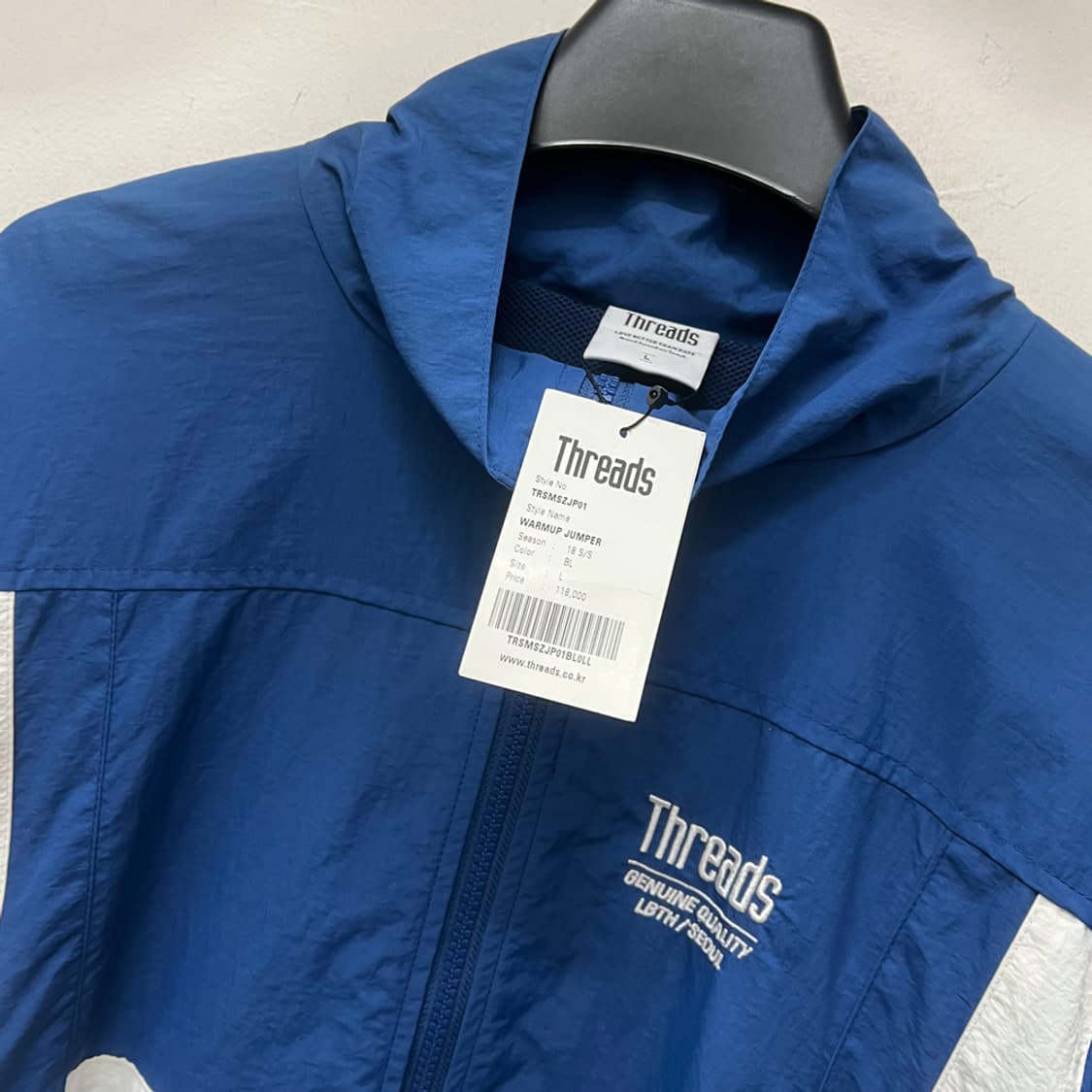 Threads 스레드 데드스탁 바람막이 우븐 자켓 L 상품이미지3