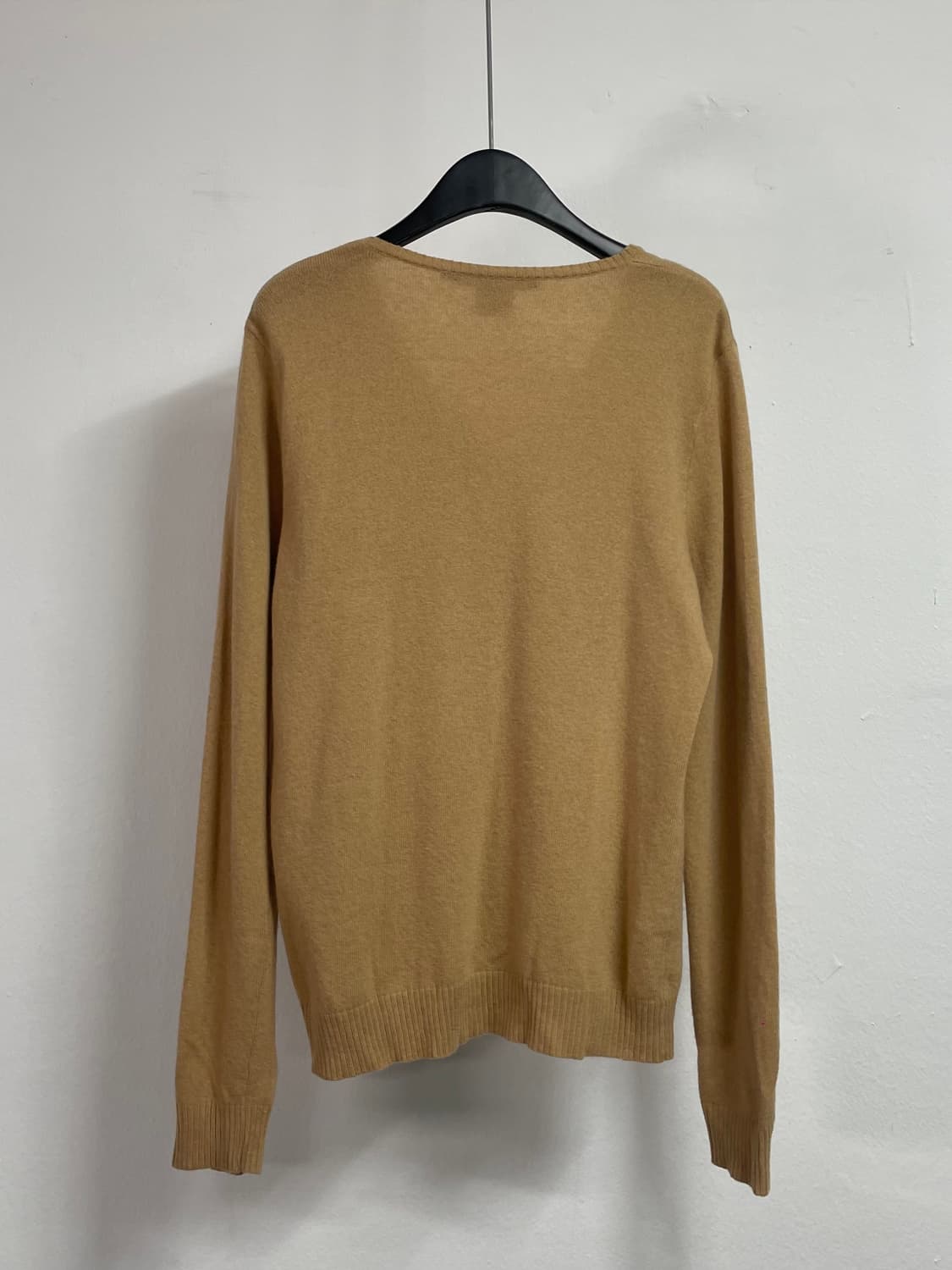 폴로 랄프로렌 우먼스 베이지 브이넥 니트 (on.578) 상품이미지3