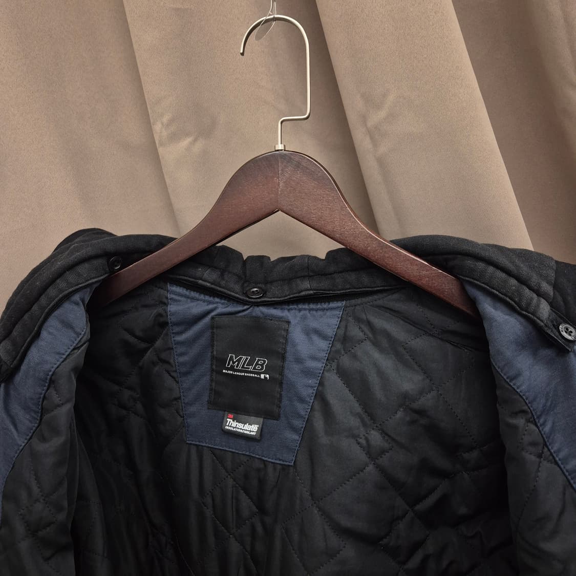 MLB 뉴욕 양키스 빅로고 후드 바시티 자켓 상품이미지5