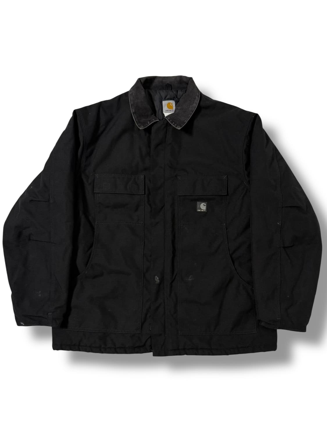 칼하트 C55 블랙 퀄팅 워크자켓 상품이미지1