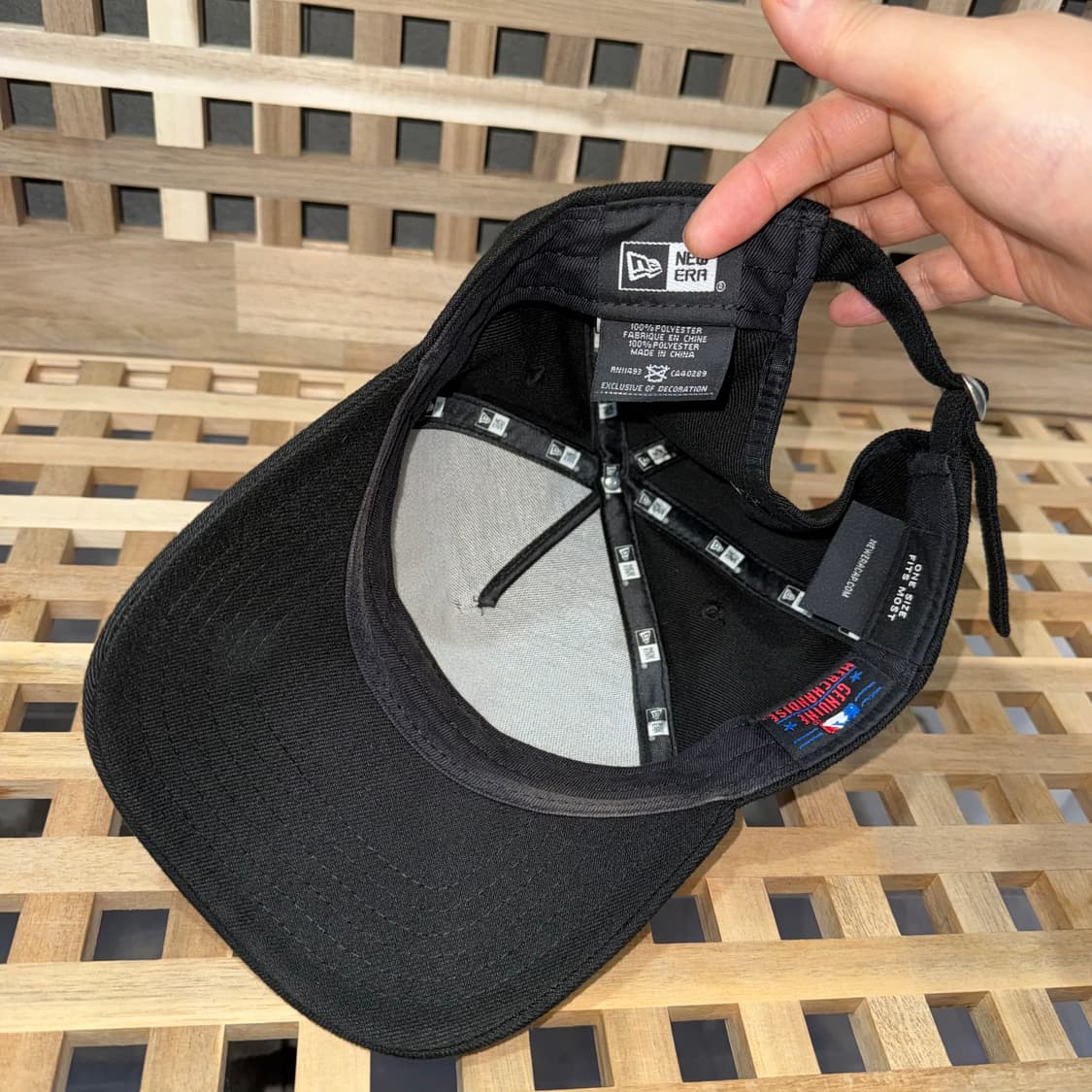 뉴에라 뉴욕 양키스 K프레임 블랙 캡 상품이미지4