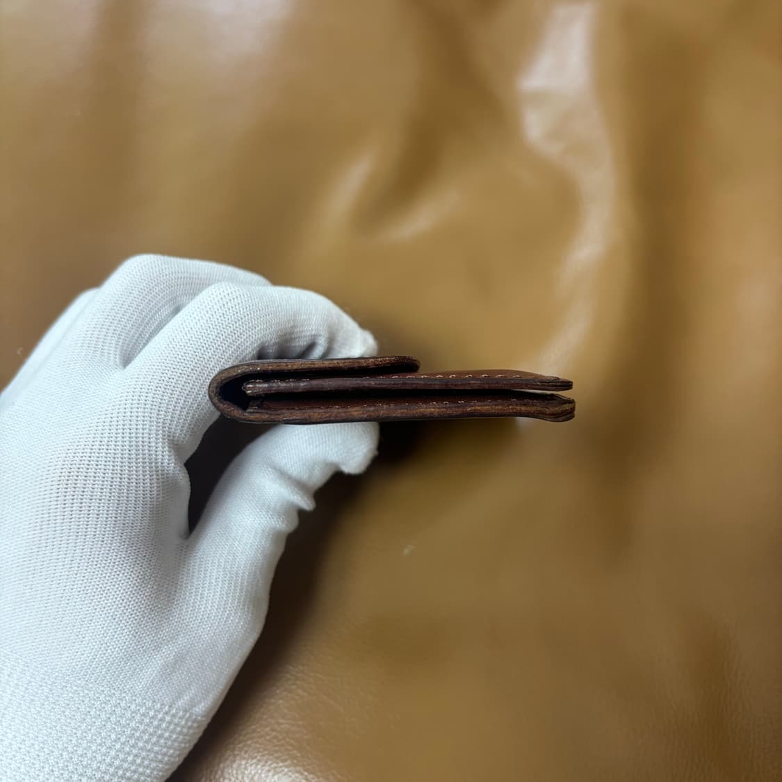 PORTER 포터 마가렛호웰 레더 월렛 카드 지갑 브라운 상품이미지7