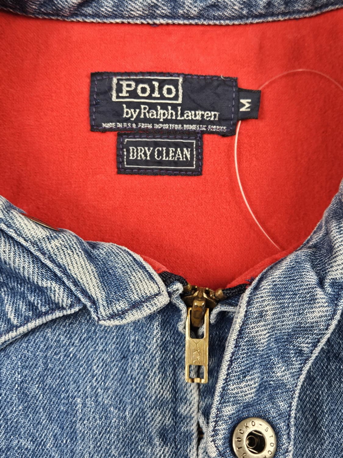 90's 폴로랄프로렌 데님 스윙탑 블루종 자켓 ( M ) / 9963 상품이미지7