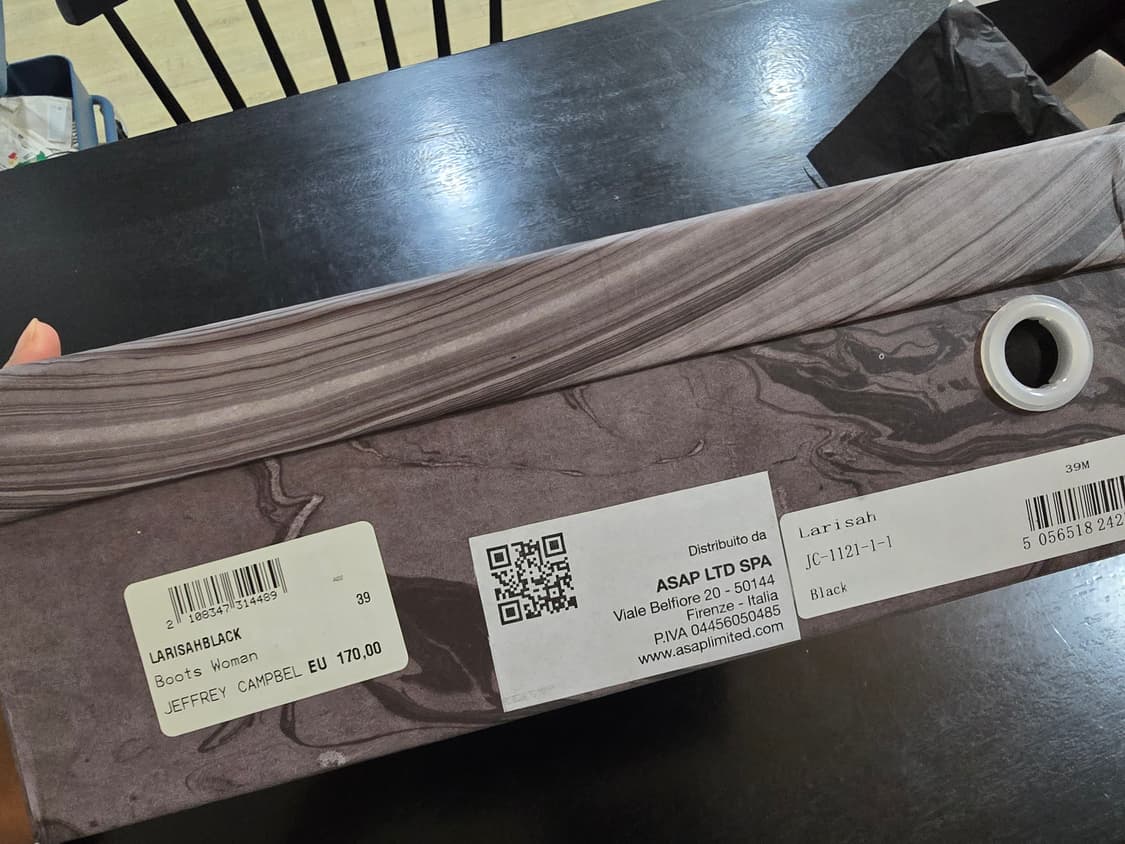 제프리 캠벨 라리사 블랙 부츠 EU39 250 새상품 상품이미지2