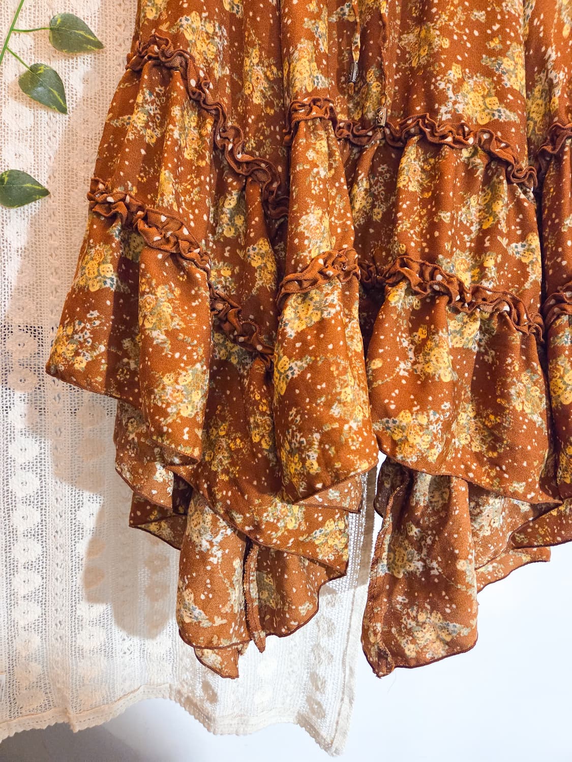 axes femme 패턴 언발 스커트 상품이미지3