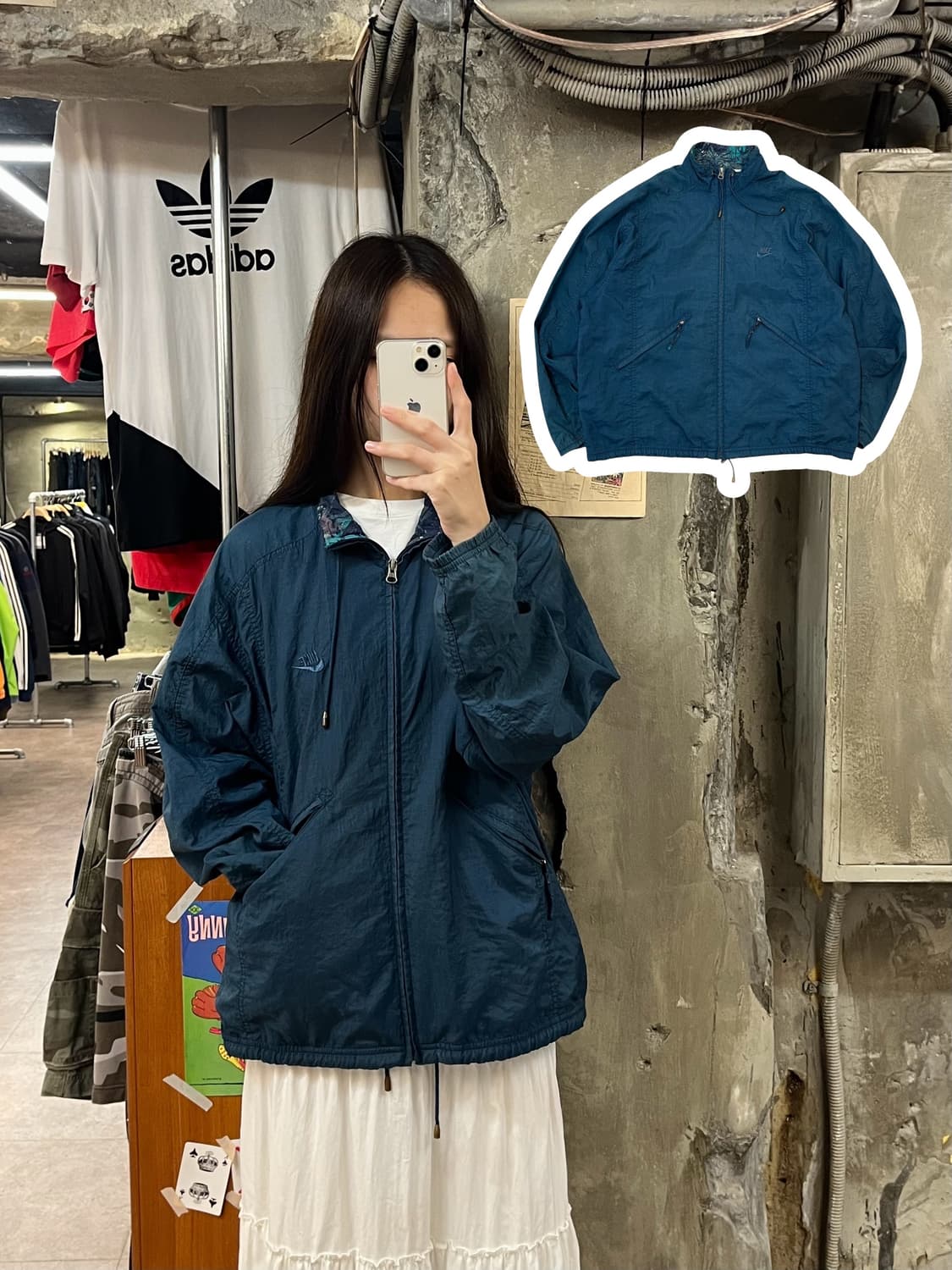 나이키 바람막이 다크크린 M #csz1174 상품이미지1