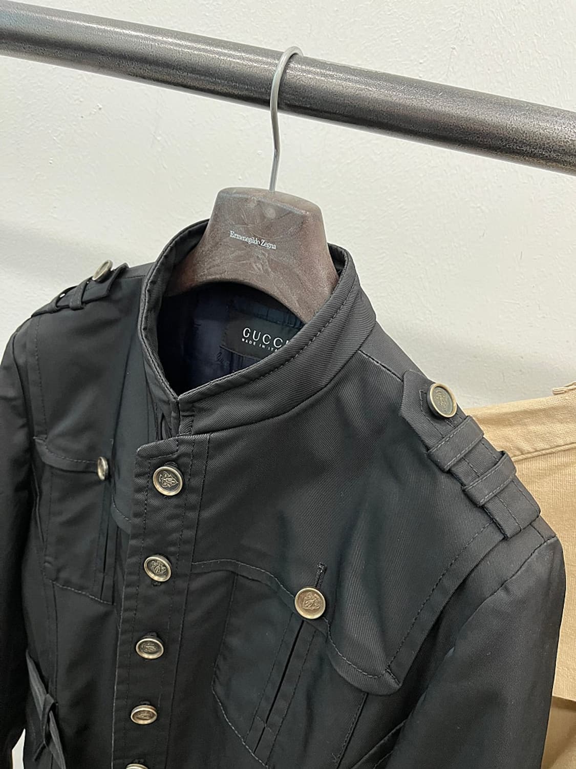 슬림100) 구찌 톰포드 벨티드 자켓  상품이미지4