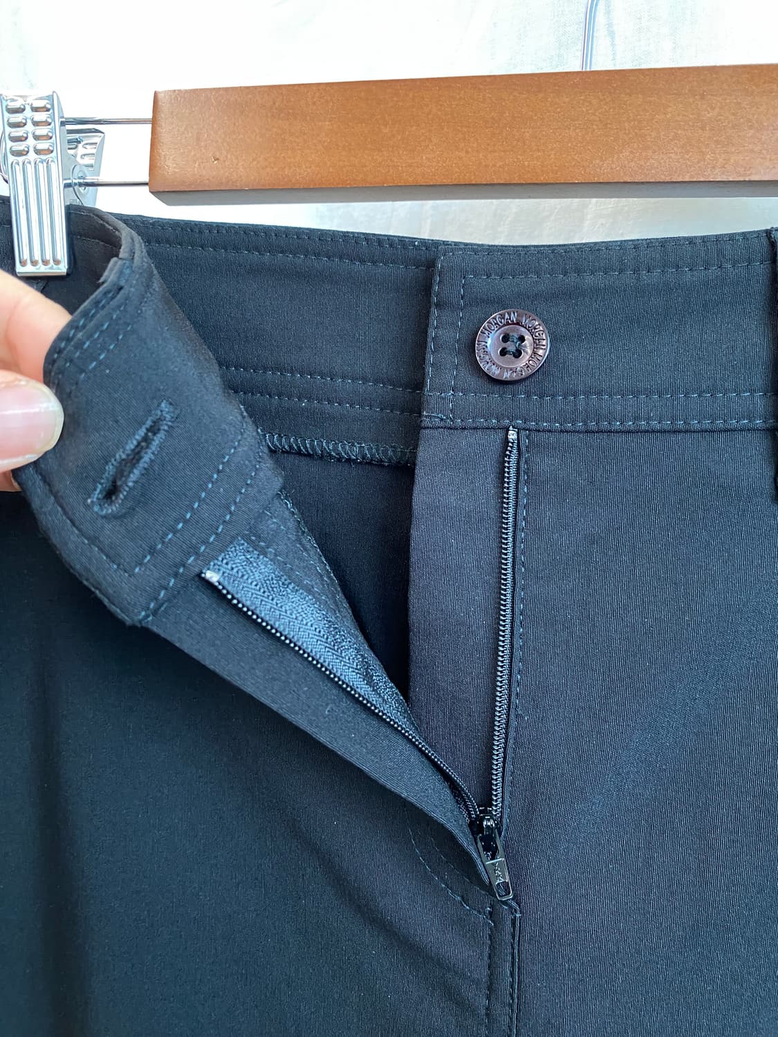 MORGAN 블랙 프론트슬릿 스커트(28-29) 상품이미지6