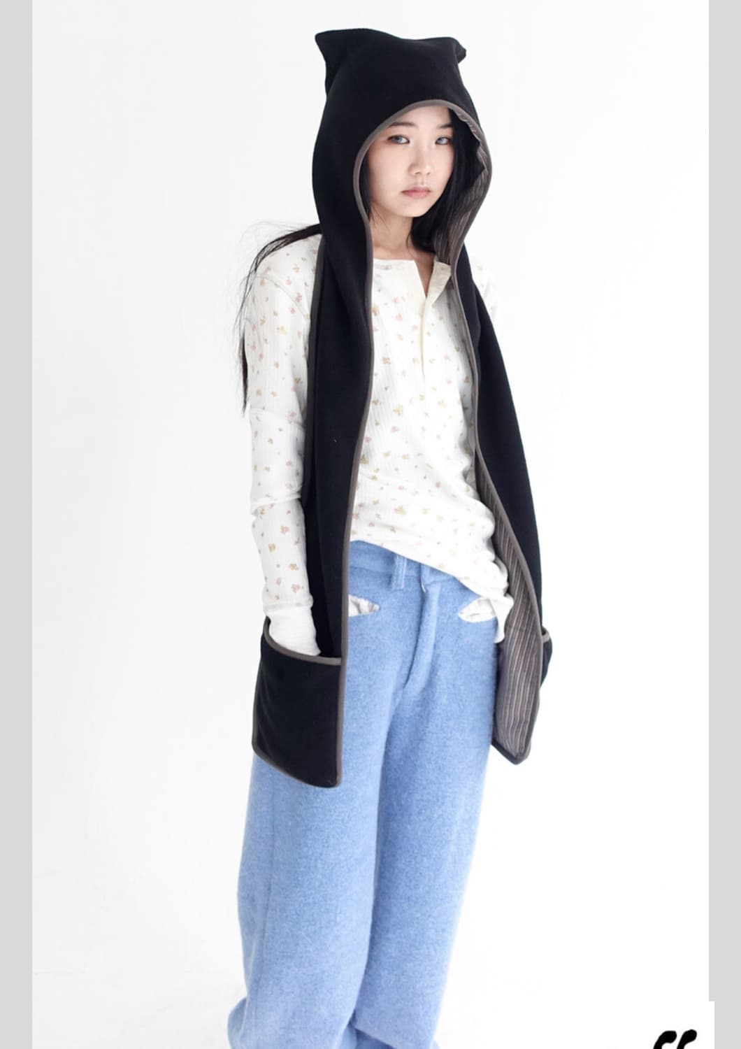 샵페어리 후드 머플러 상품이미지1