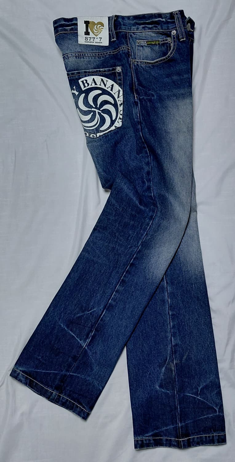 [32] BANANA SEVEN 빅로고 빈티지 데님 팬츠 상품이미지10
