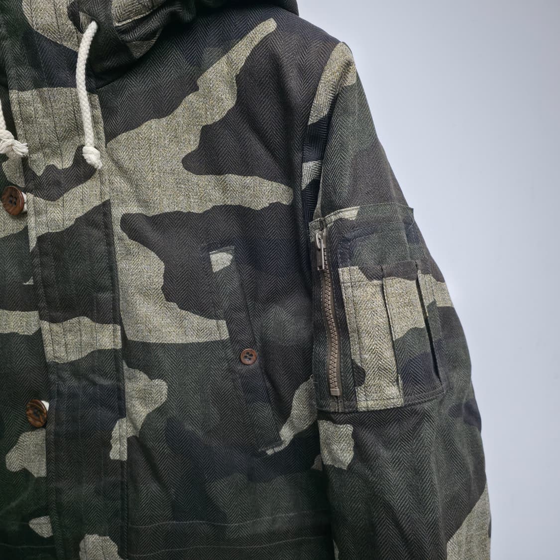 [S] 반스 카모 야상 자켓 상품이미지4