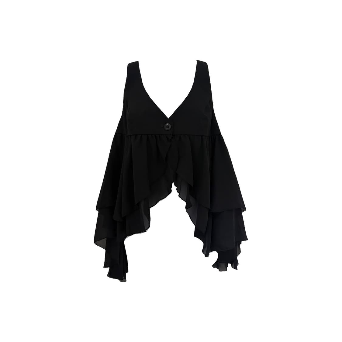 layered chiffon blouse 상품이미지1