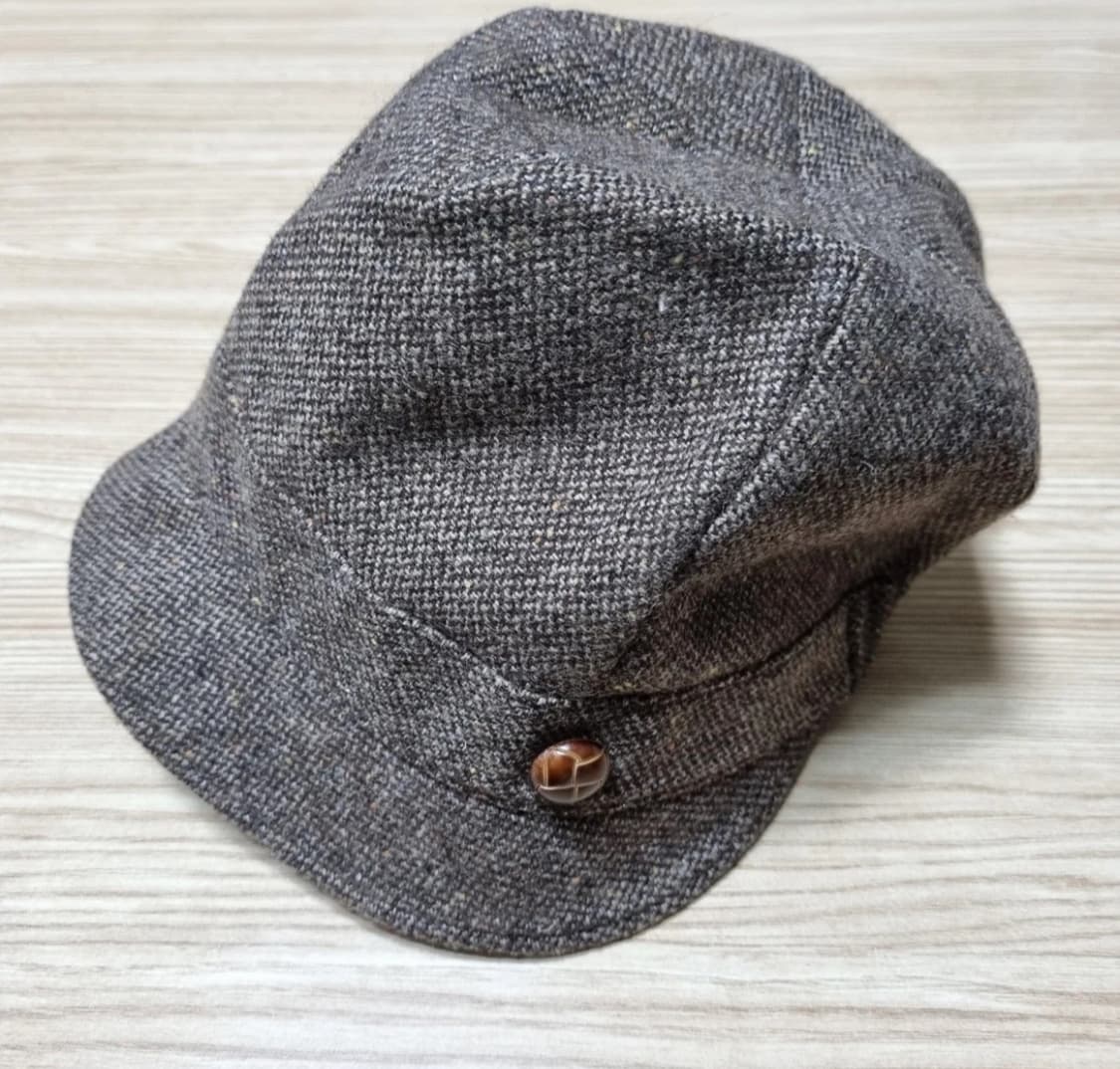 무지 헤링본 캡 모자 58cm 상품이미지1