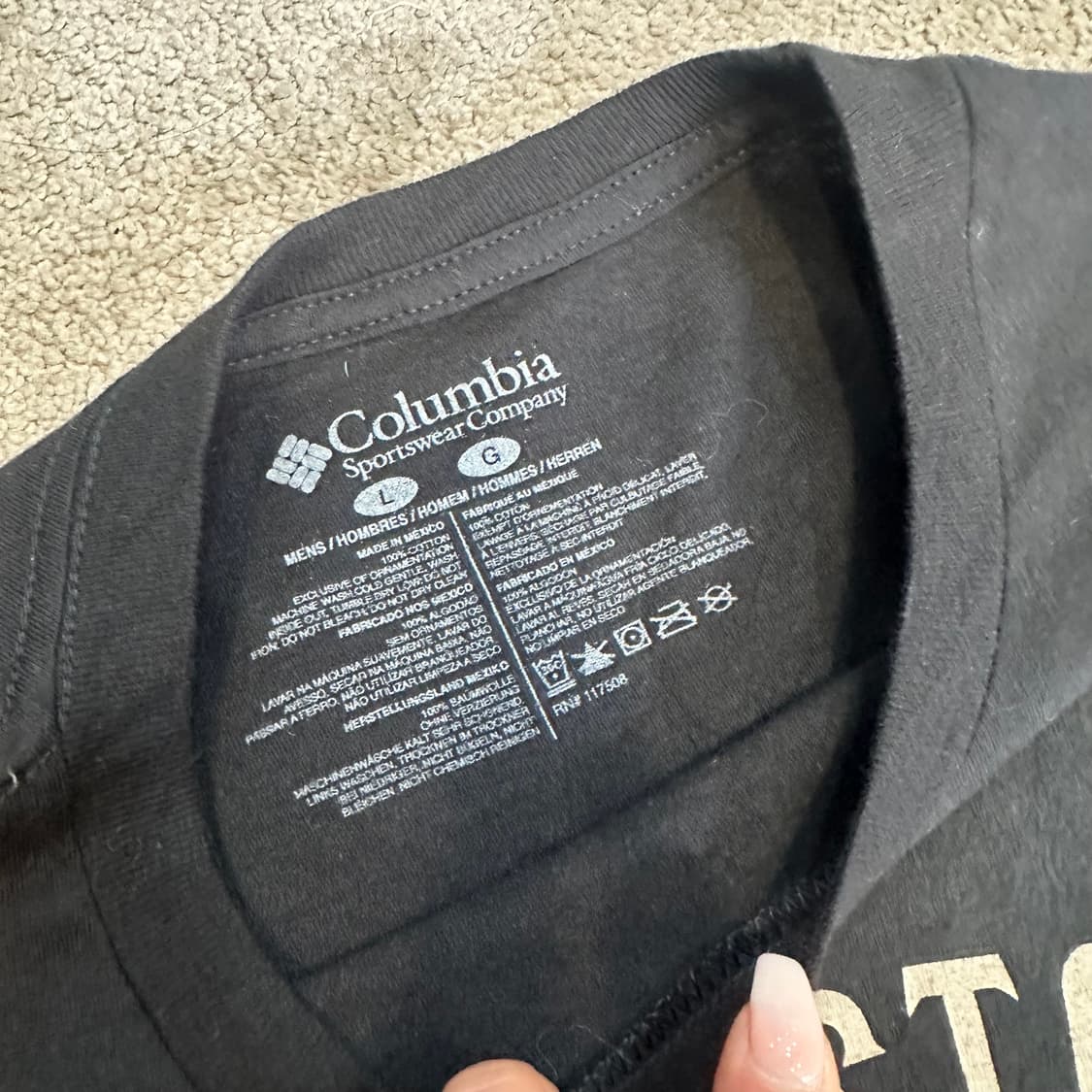 콜롬비아 옐로우스톤 그래픽 반팔티L 상품이미지2