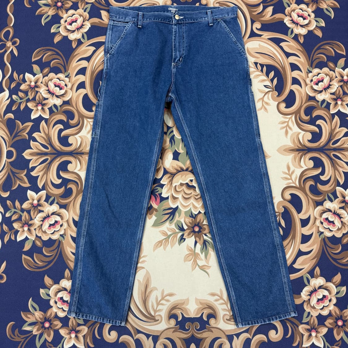 (32)칼하트WIP 싱글니 데님팬츠 상품이미지3