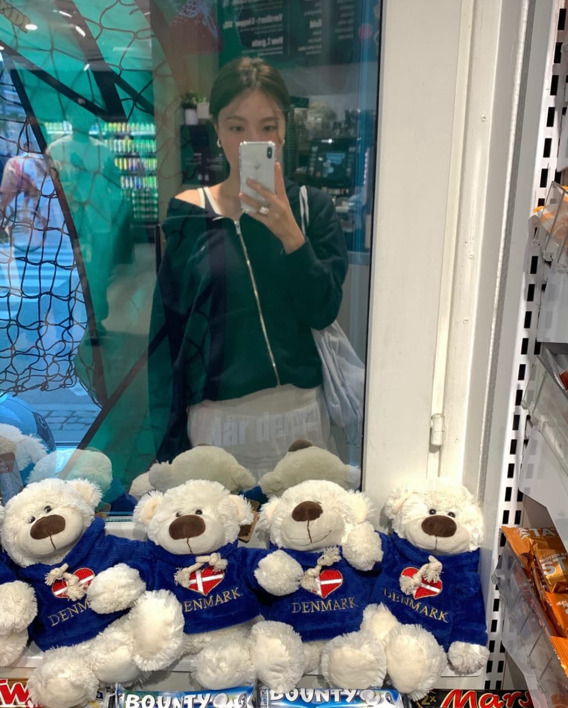 타낫 후드집업 네이비 택달린새상품 로고 포에토 리본빛 수린 온드민 상품이미지3