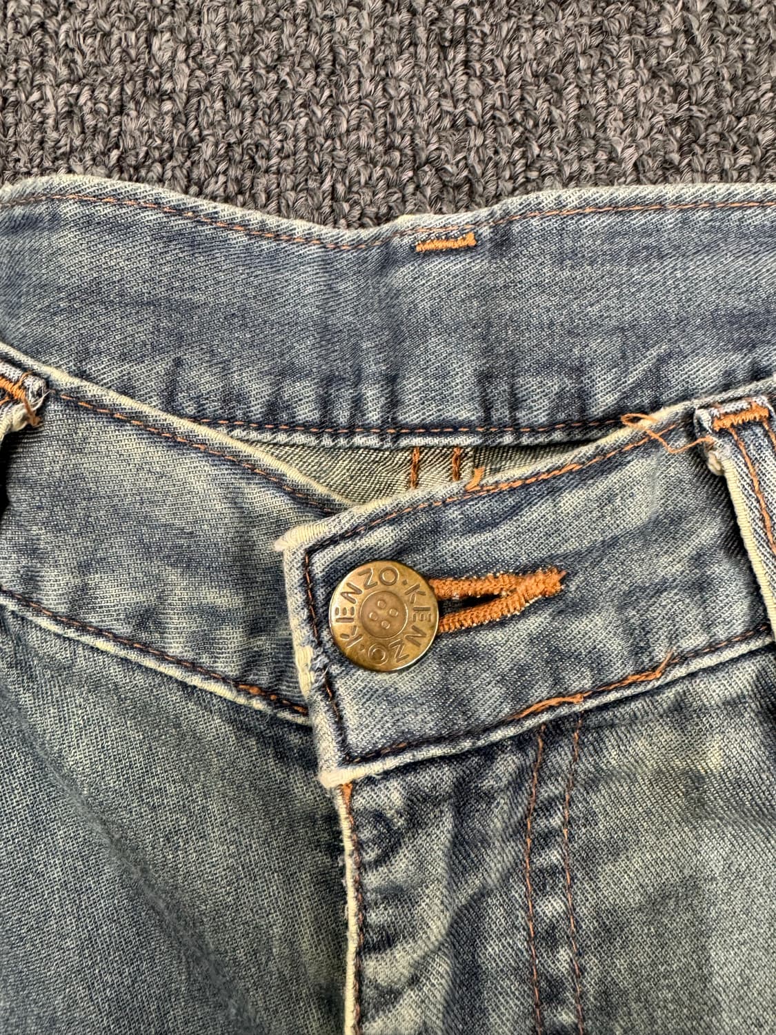 OS)Kenzo Jeans 빈티지 워싱 데님팬츠 상품이미지3