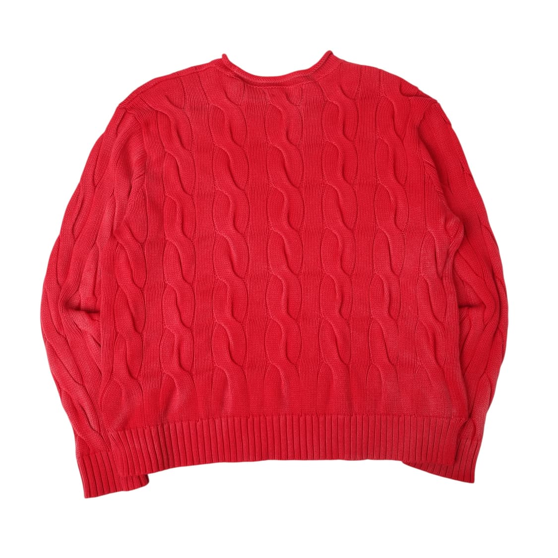 폴로 랄프로렌 피그먼트 롤업 케이블 니트 스웨터 상품이미지5