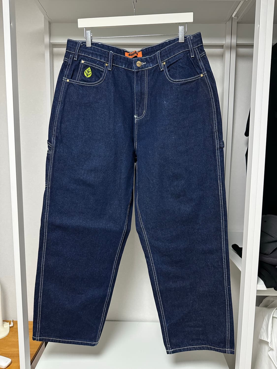 버터굿즈 와이드 배기 데님 팬츠 34 급처 상품이미지2