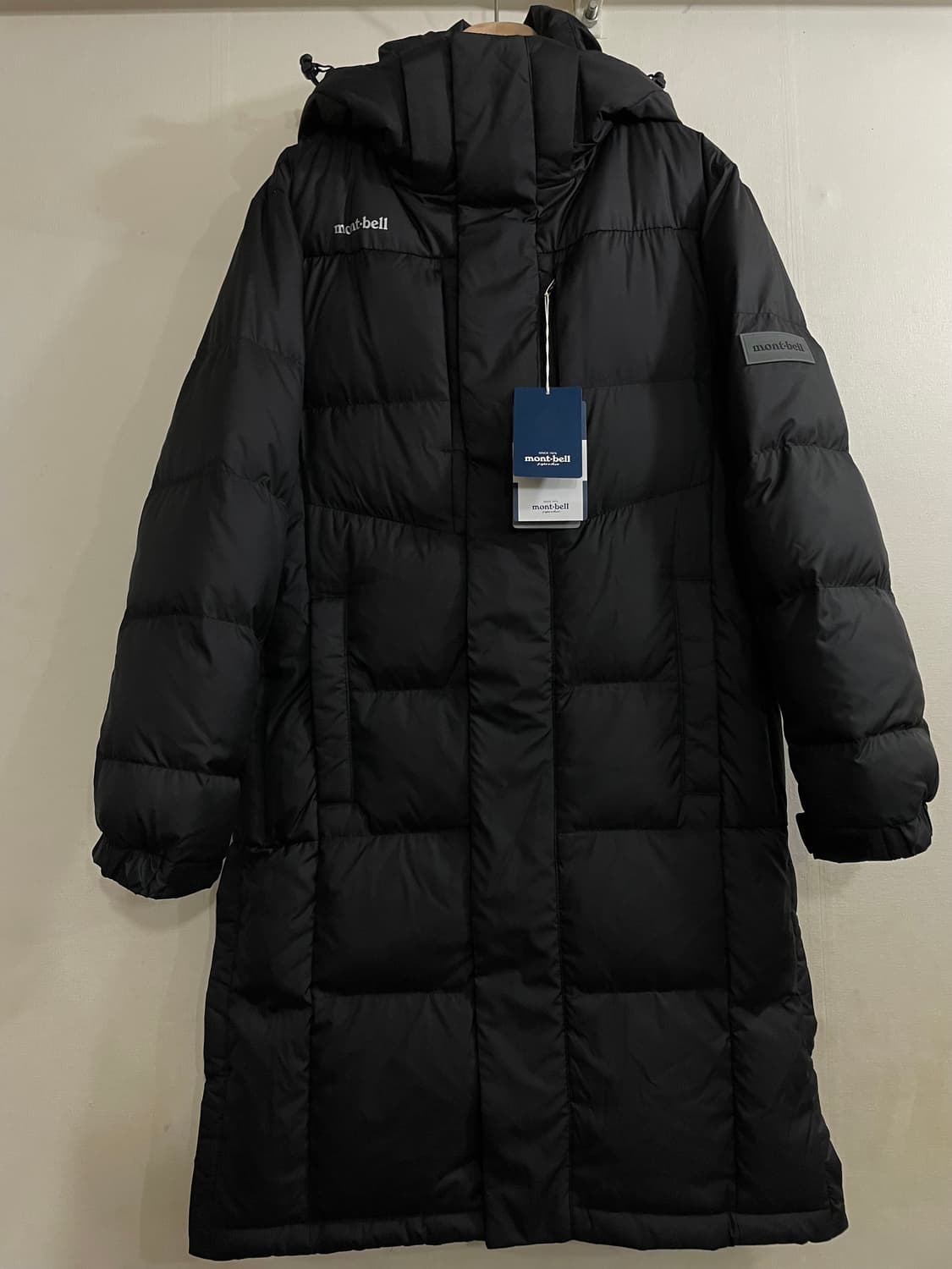 [새상품] 몽벨 덕다운 롱 푸퍼 파카 자켓 롱패딩 블랙 상품이미지2