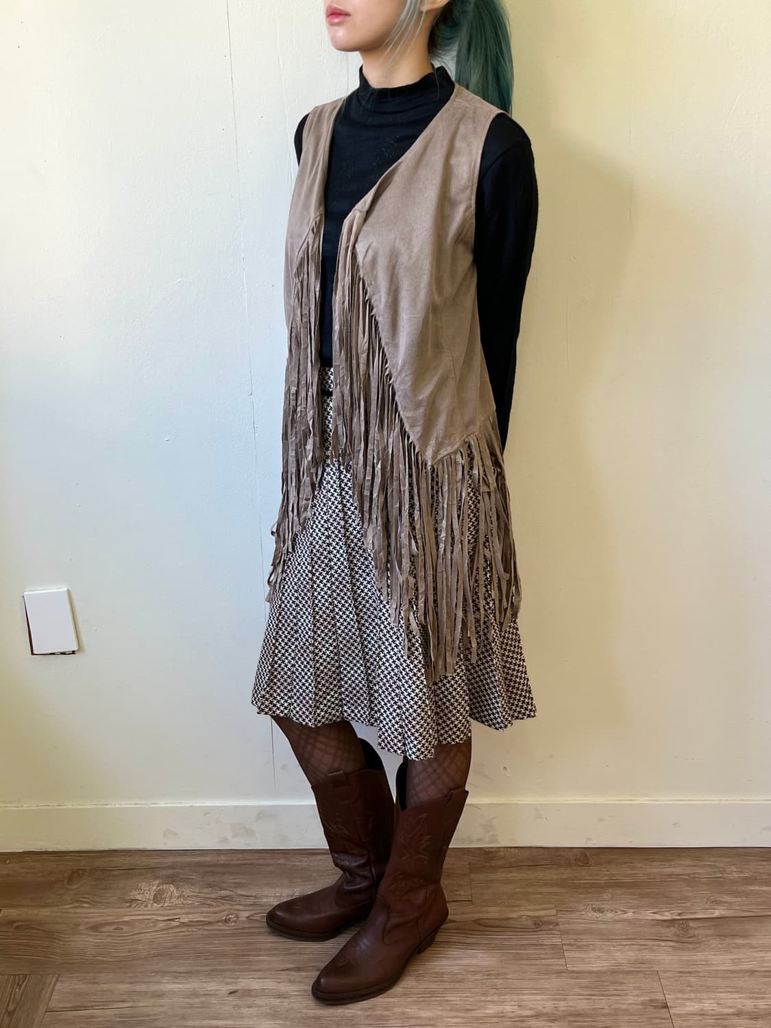 Japan vtg 프린지 웨스턴 베스트 상품이미지6