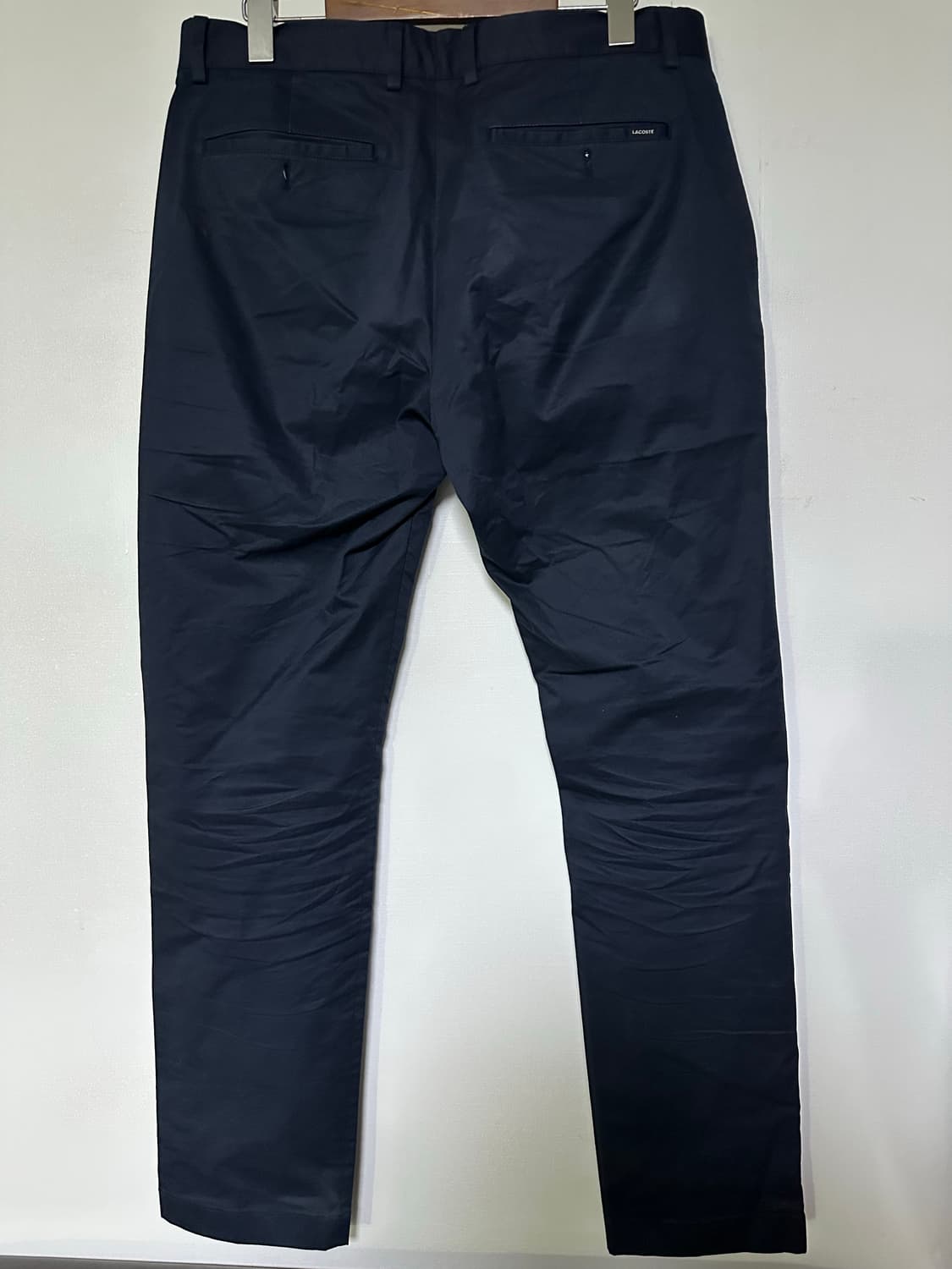 라코스테 슬림핏 남성 바지 네이비 상품이미지2