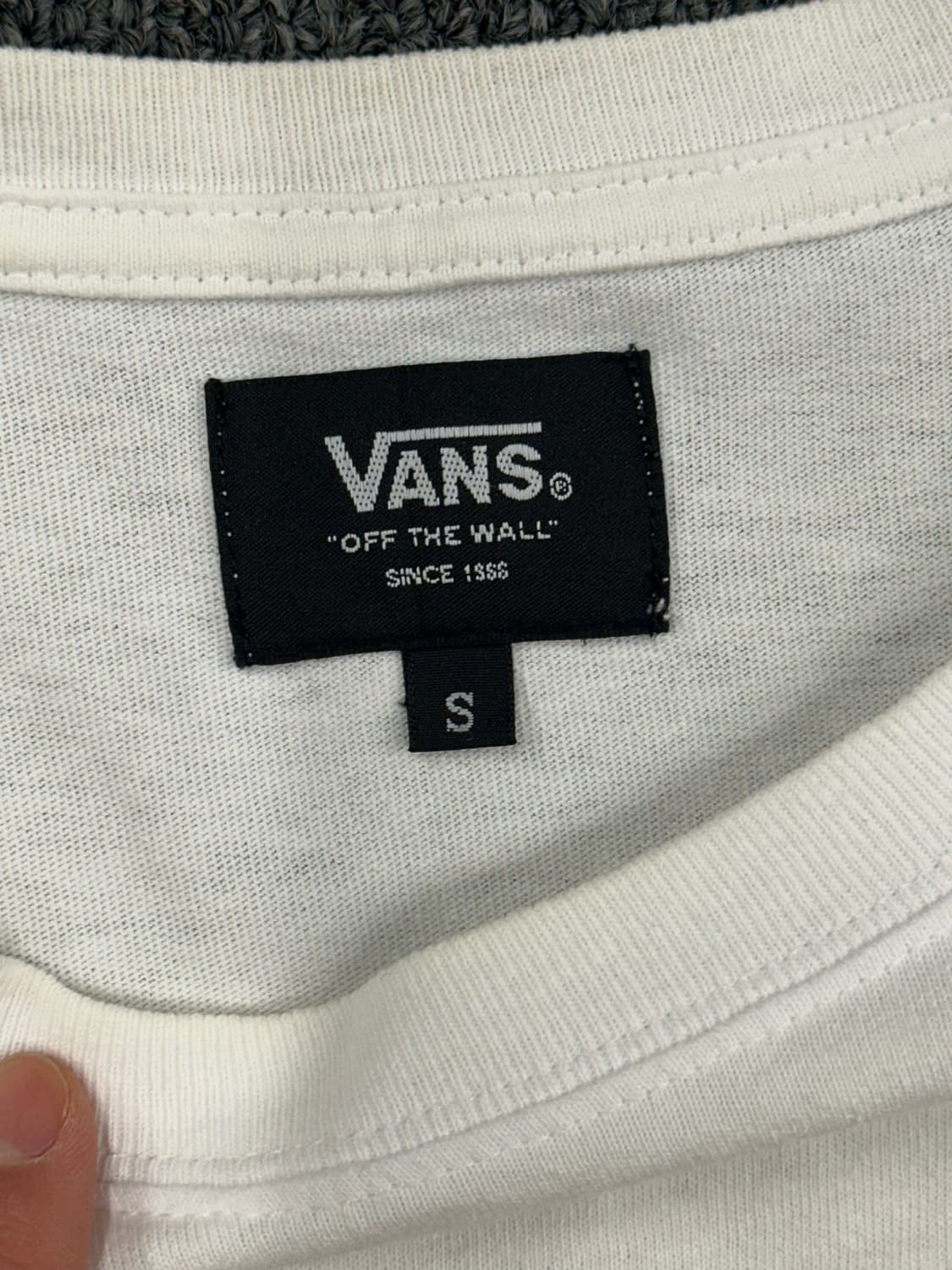 S)VANS vintage 여성 로고 프린팅 반팔 상품이미지3