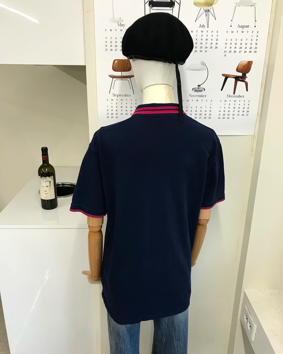 버버리 로고 배색 카라티 상품이미지10