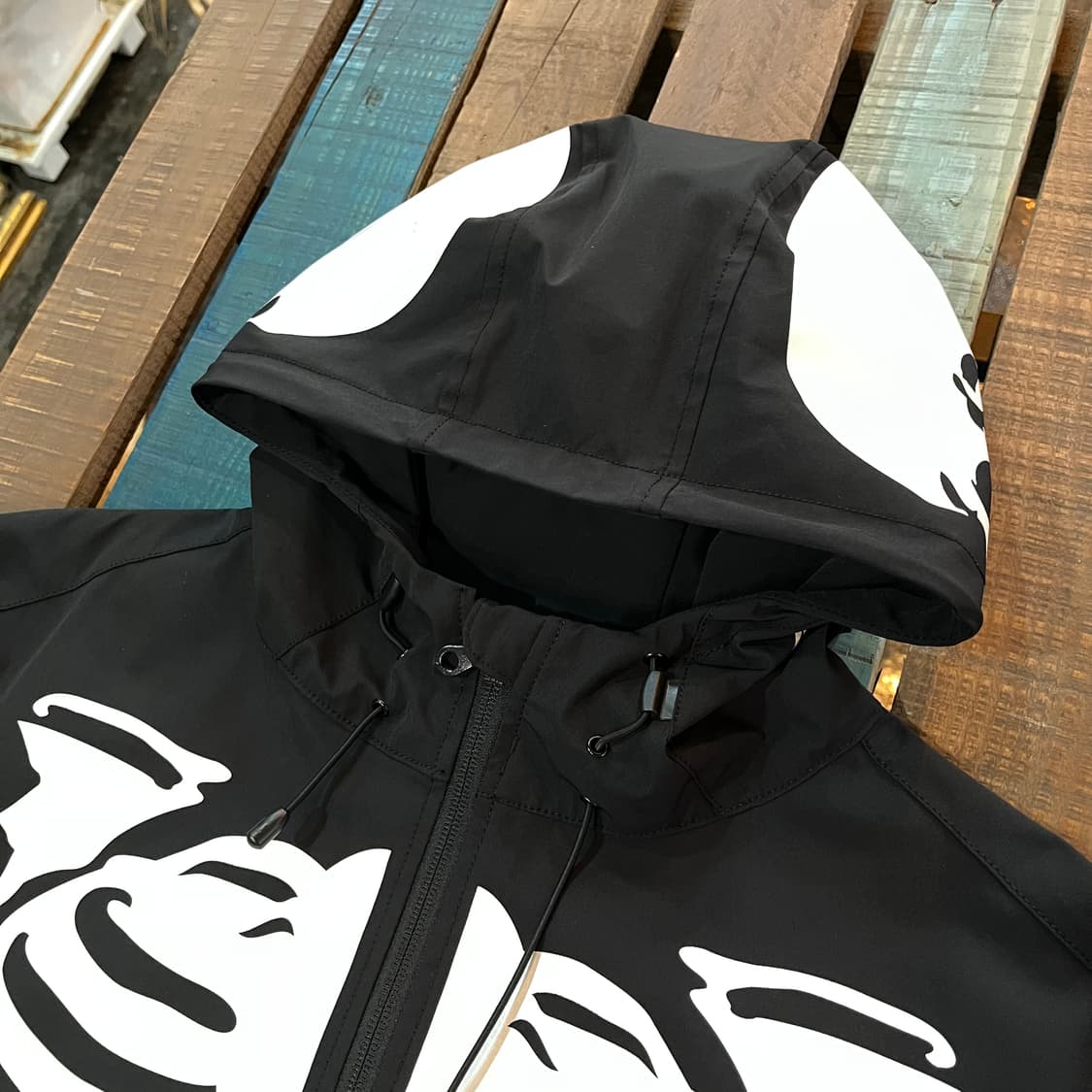 밴슨 본 나일론 후디 자켓 상품이미지4