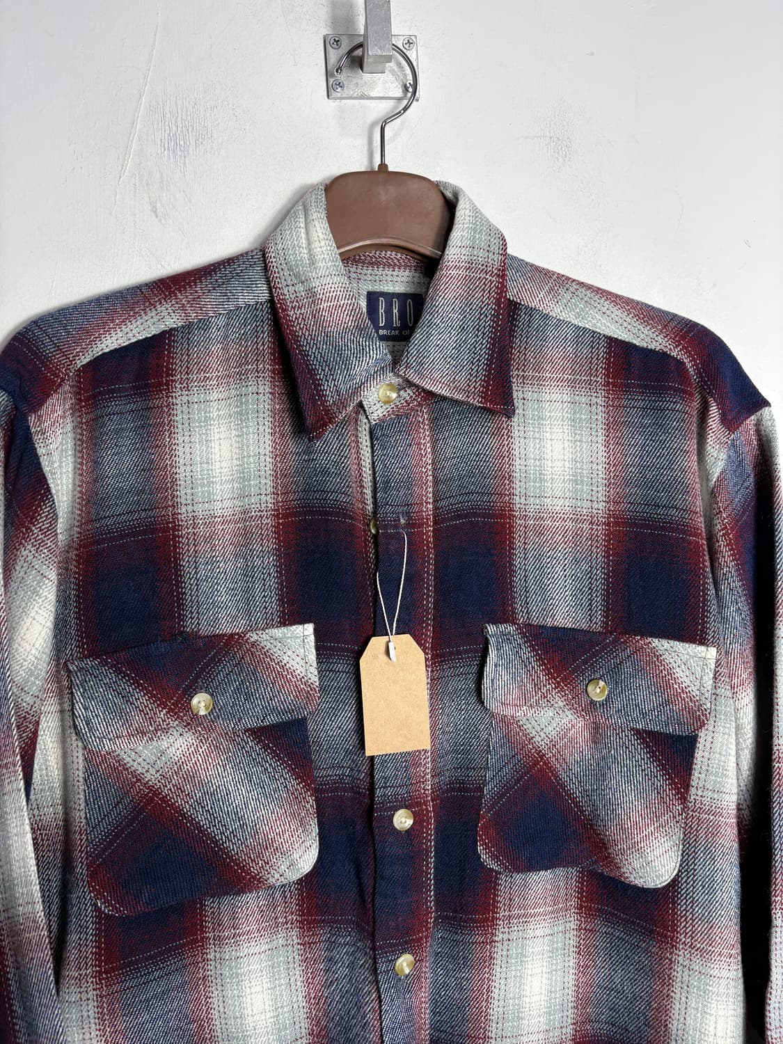 Break off 체크 셔츠 상품이미지3