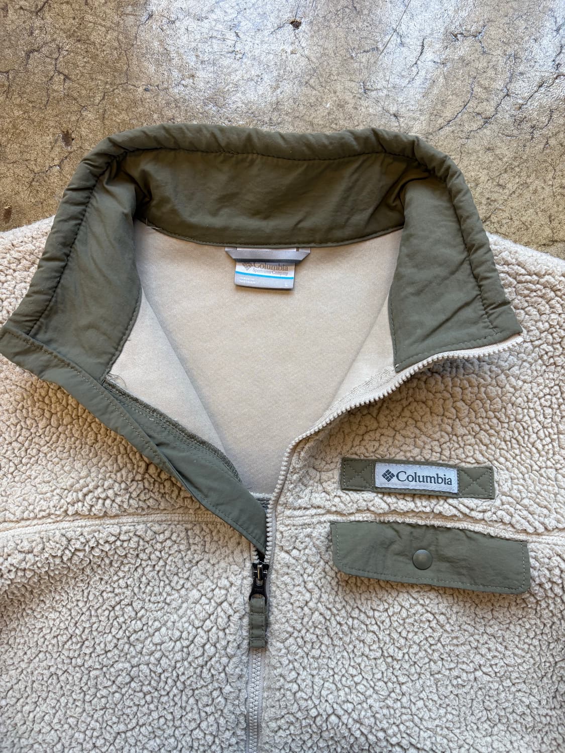 컬럼비아 양털 플리스 집업 상품이미지3