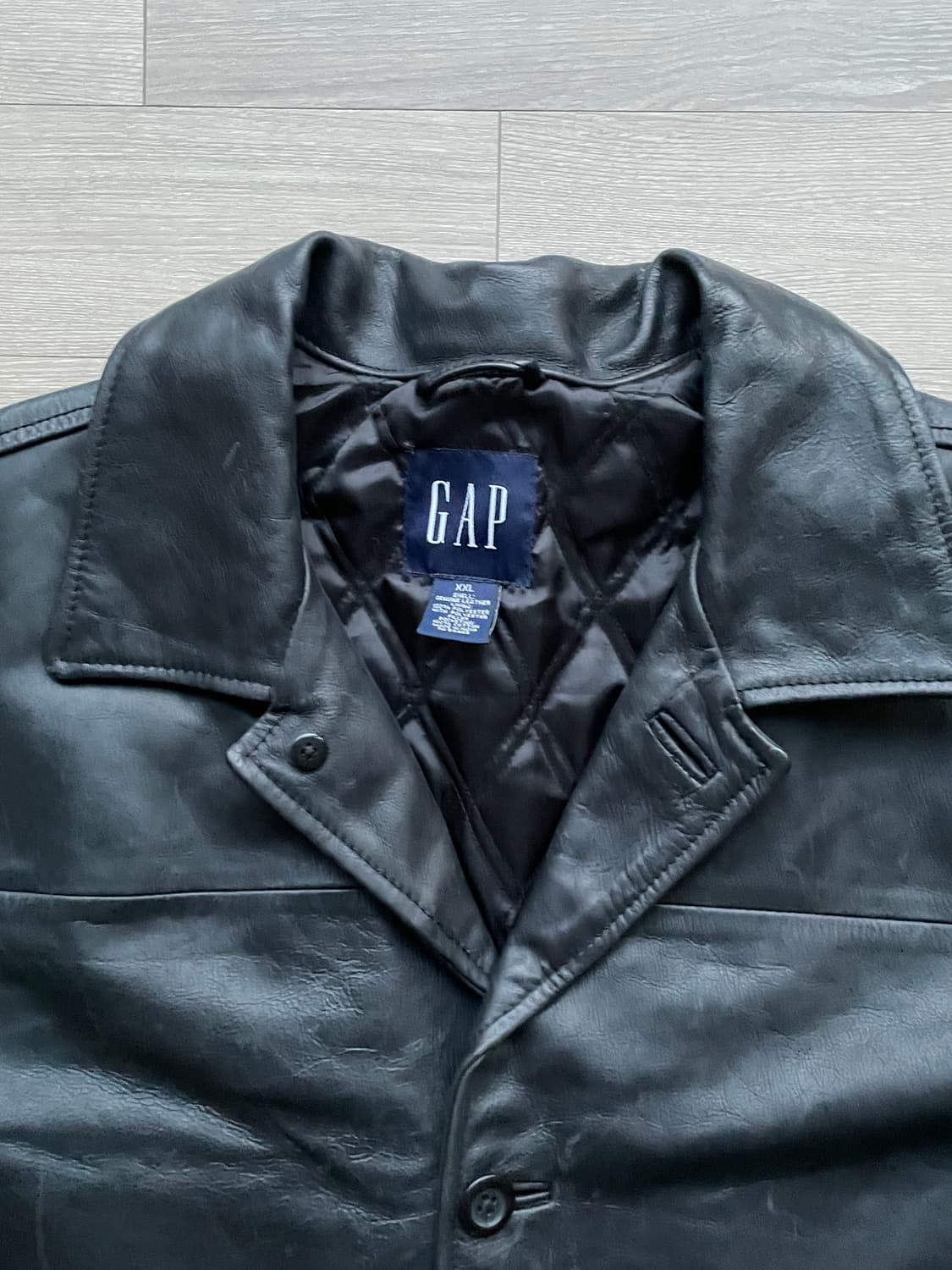 90s 올드갭 레더 카코트 gap carcoat 상품이미지3