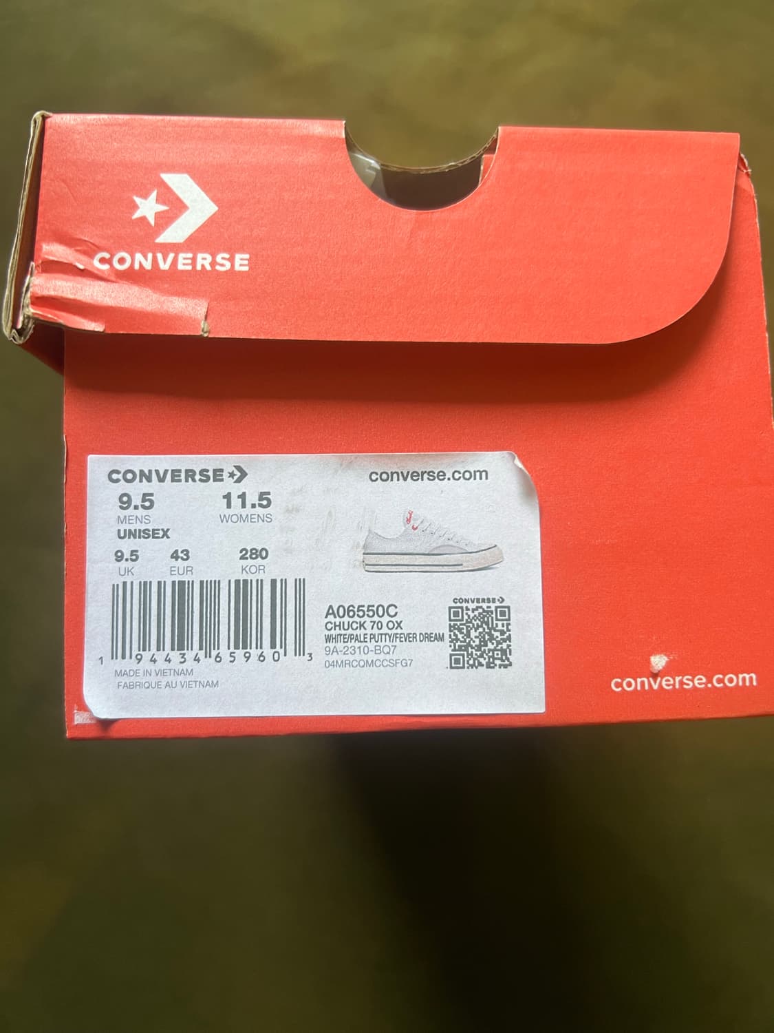 컨버스 척70 OX 페일퍼티 280 상품이미지5