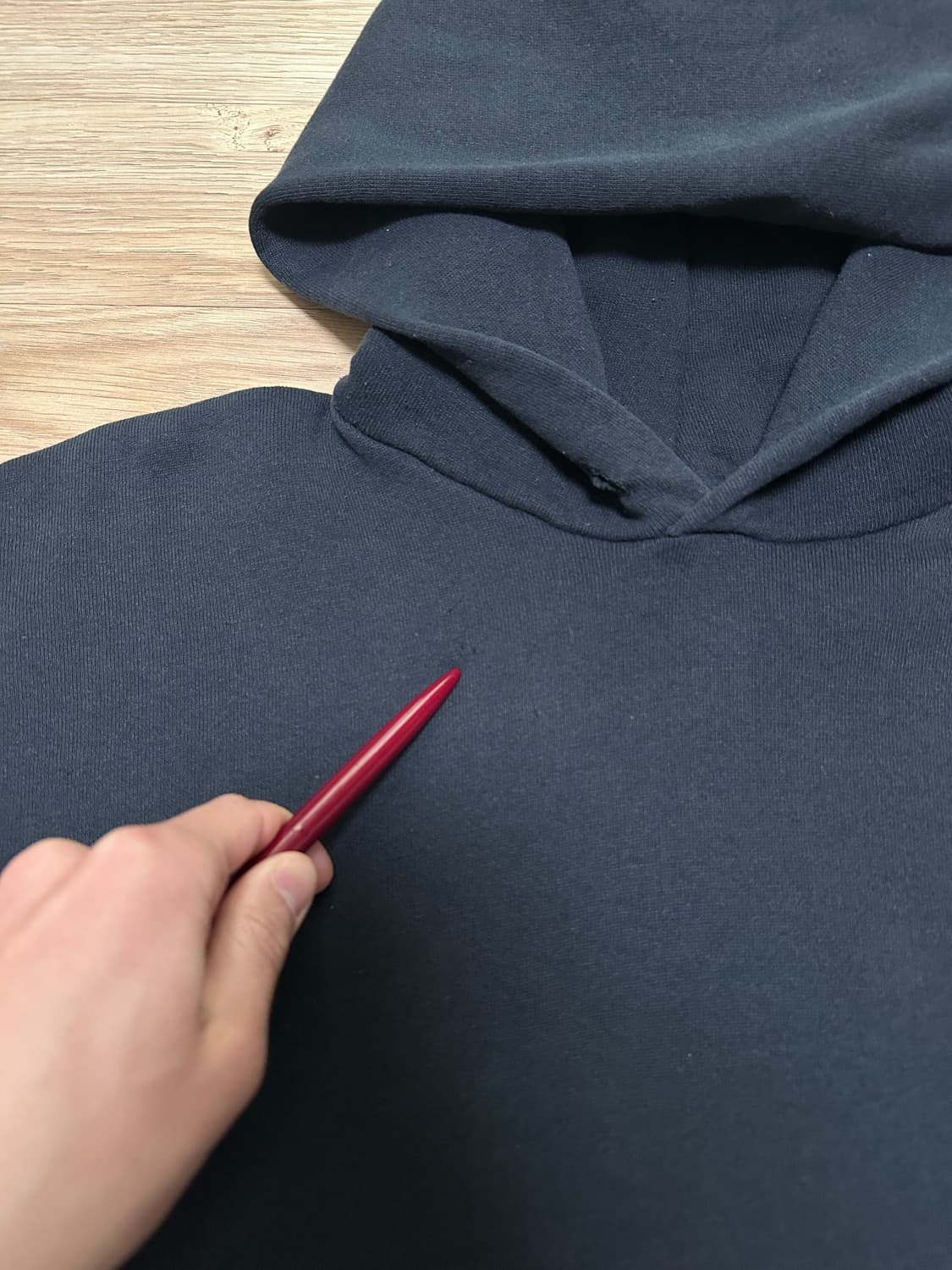 90s 빈티지 러셀 후드 블랙 L 상품이미지8