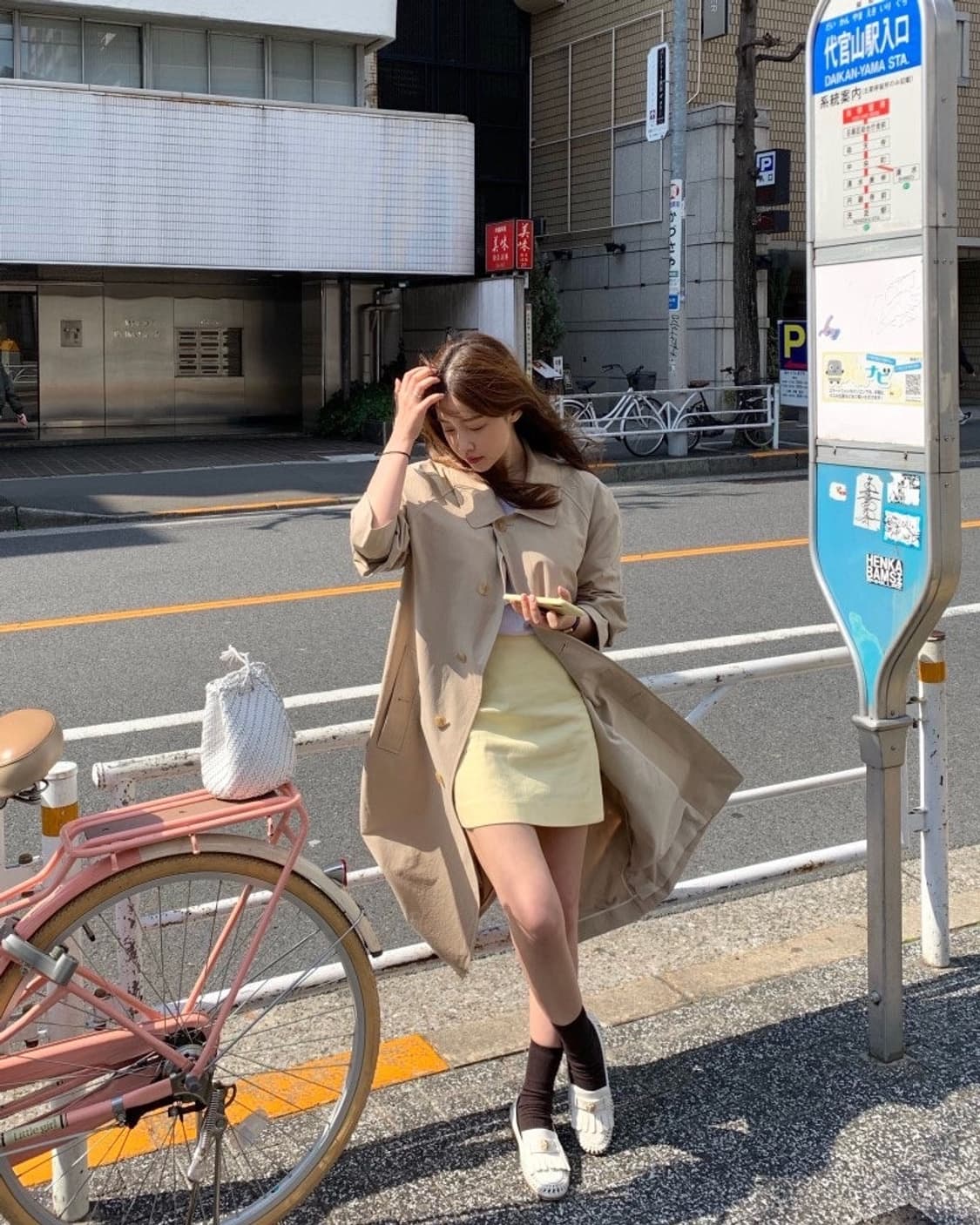 샵마그넷 바이윤하 래글런 트렌치코트 상품이미지2