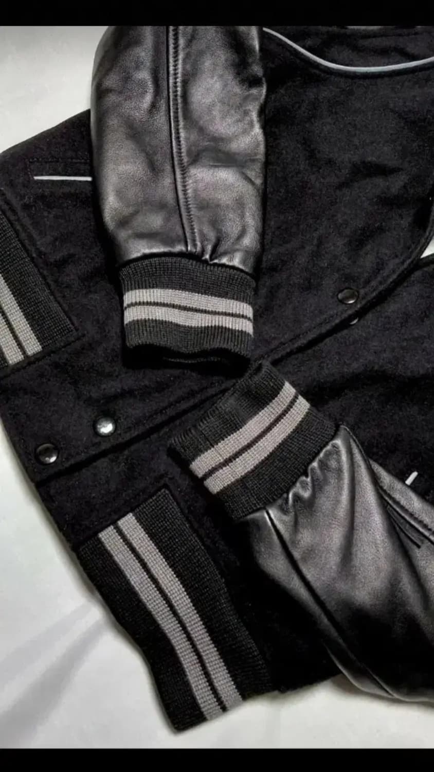 [BODA SKINS] 프리미엄 양가죽 바시티 자켓 S (무료배송) 상품이미지4