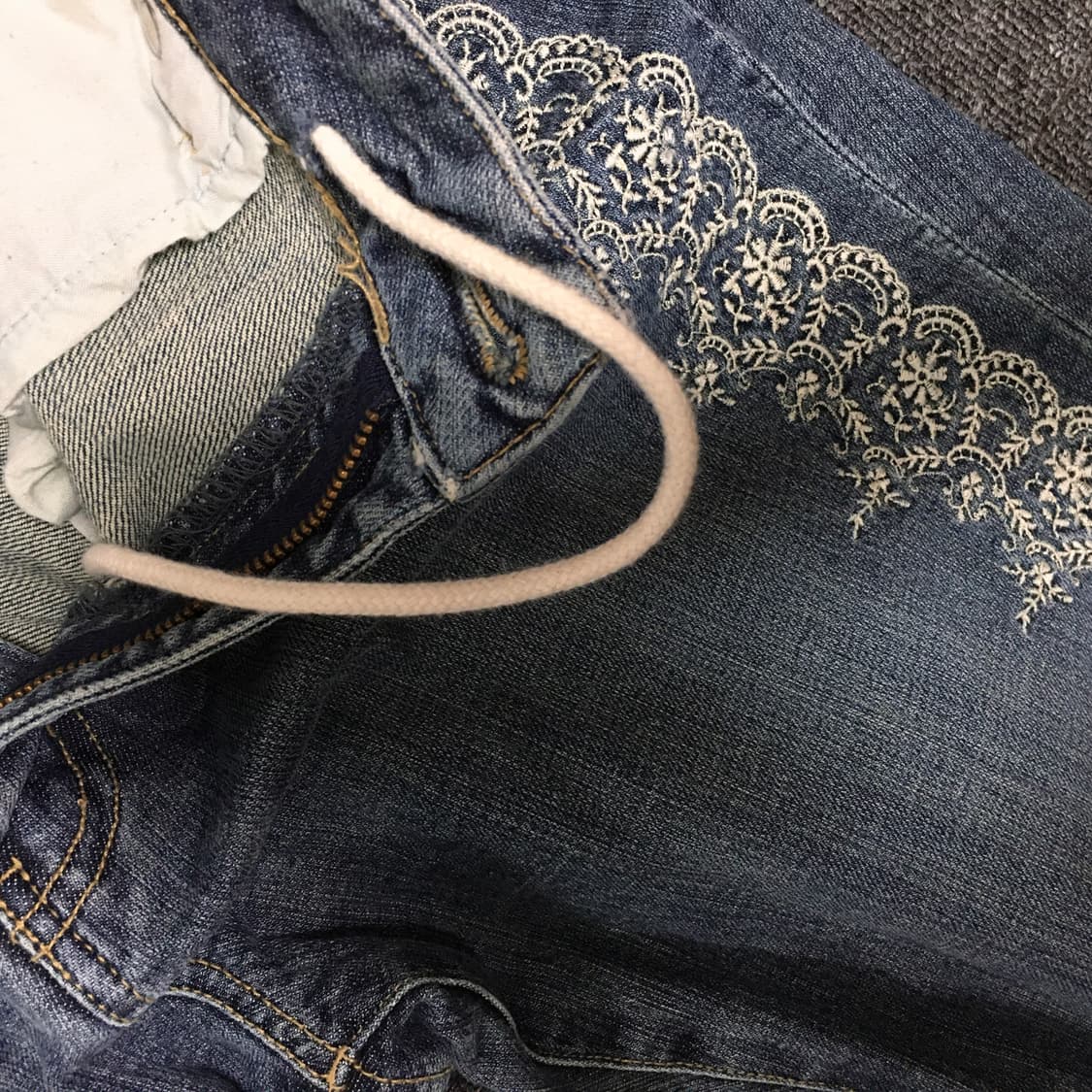 레이스 청바지 상품이미지6