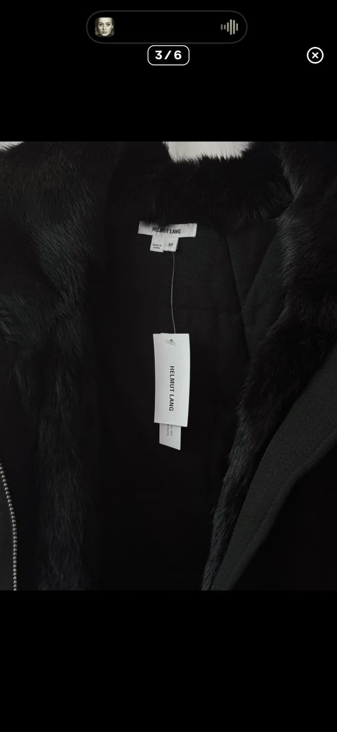 핼무트랭 래빗 퍼자켓 새상품 상품이미지2