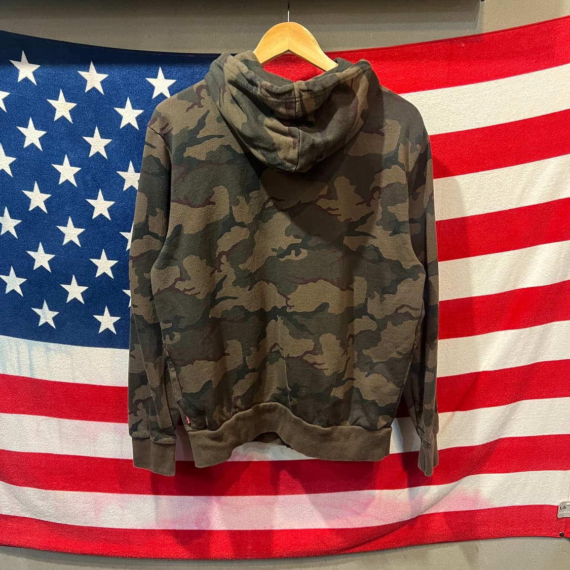 리바이스 카모 후드집업 상품이미지2