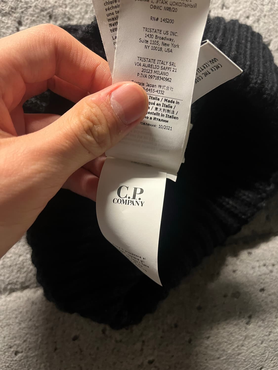 C.P.Company 블랙 비니 상품이미지3