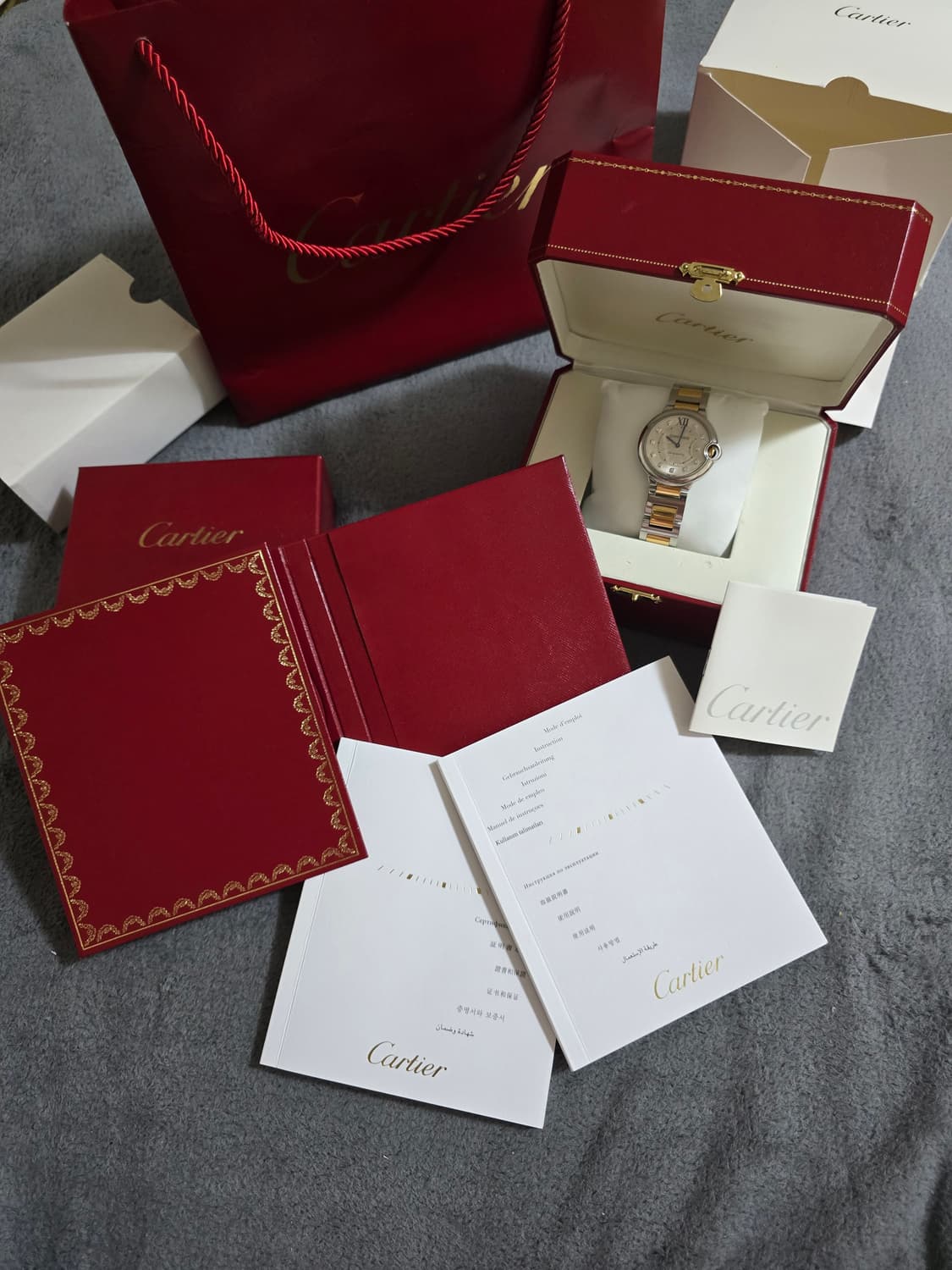 [급매] 까르띠에 발롱블루  핑크골드 콤비 / 다이아 11p / 상품이미지6